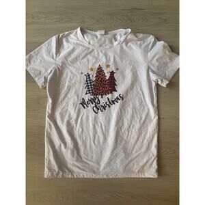 Women’s Medium Christmas Short Sleeve Shirt